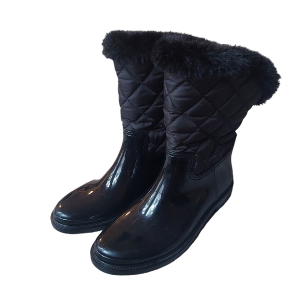 10 Kate Spade black furry boots - Picture 9 of 9